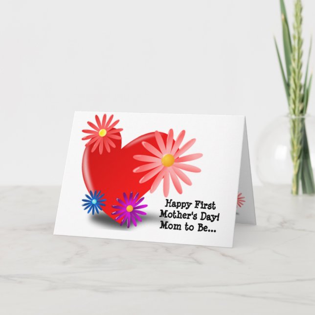 Mother's Day Mom To Be Card (Front)