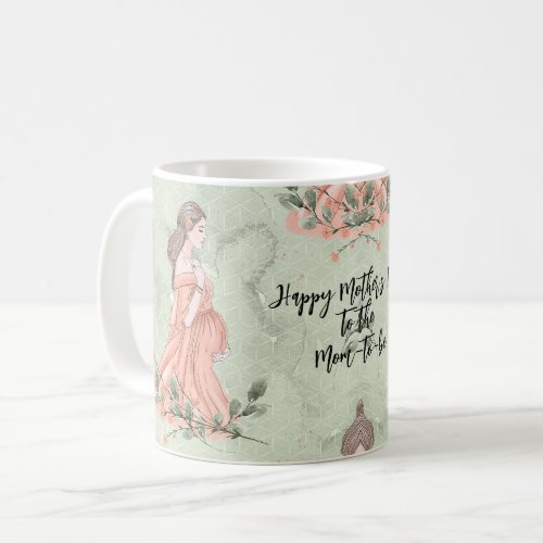 Mothers Day Mom_to_be Green Coffee Mug