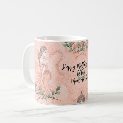 Mothers Day Mom_to_be Peach Coffee Mug