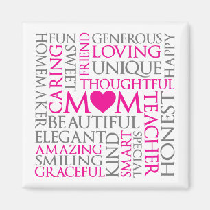 Mothers Day Mom Tribute Magnet