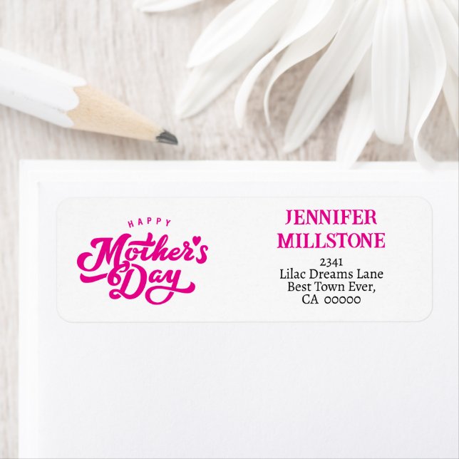 Mother's Day mommy watercolor drawing daughter. Label (Insitu)