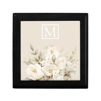 Mother's Day monogram floral custom Gift Box