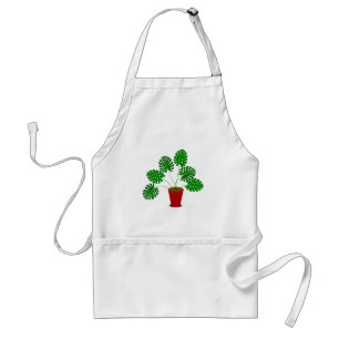 Mothers Day Monstera Plant Adult Apron