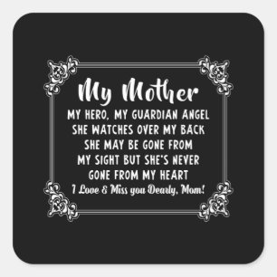 Mother's Day Mother Mommy Mothers Mom Funny Gift Square Sticker
