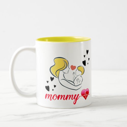 mothers day muggifts for mother on her birthday Two_Tone coffee mug