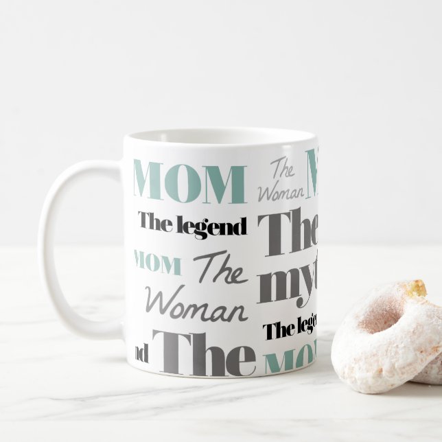 Mothers day mugs Best mom ever We love you (With Donut)