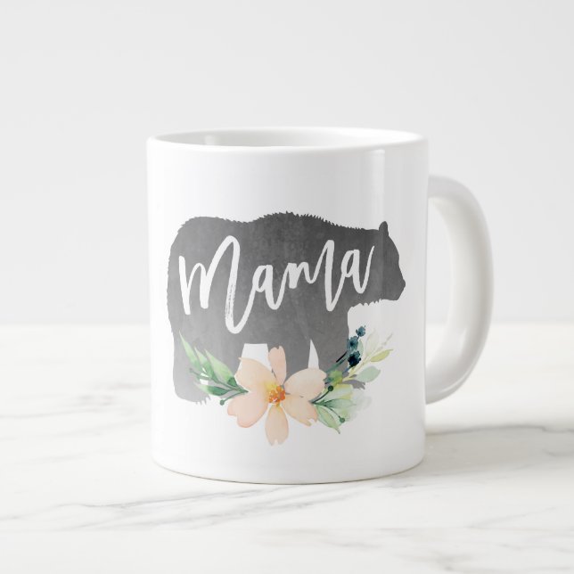 Mothers Day Mugs, Mama Bear Large Mug (Front Right)
