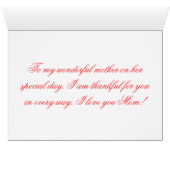 Mother's Day Multi Rose Cards (Inside Horizontal (Bottom))