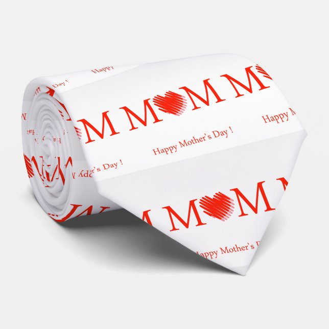 Mothers day neck tie (Rolled)