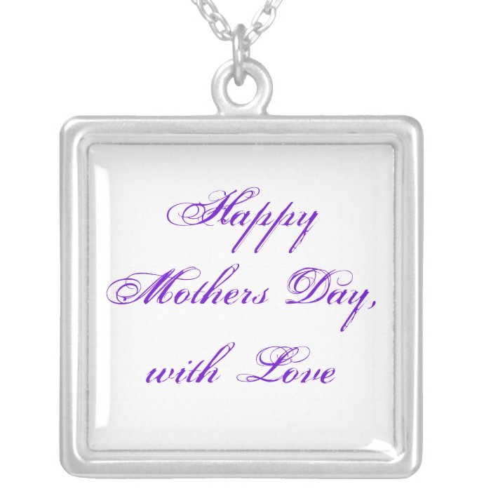 Mothers Day Personalized Necklace