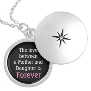 Mother's Day necklace daughter pendant locket