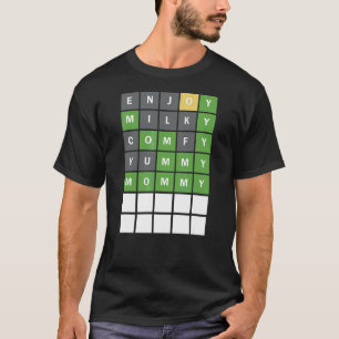 Mother's Day New Mom Word Guessing Game Toddler 1 T-Shirt