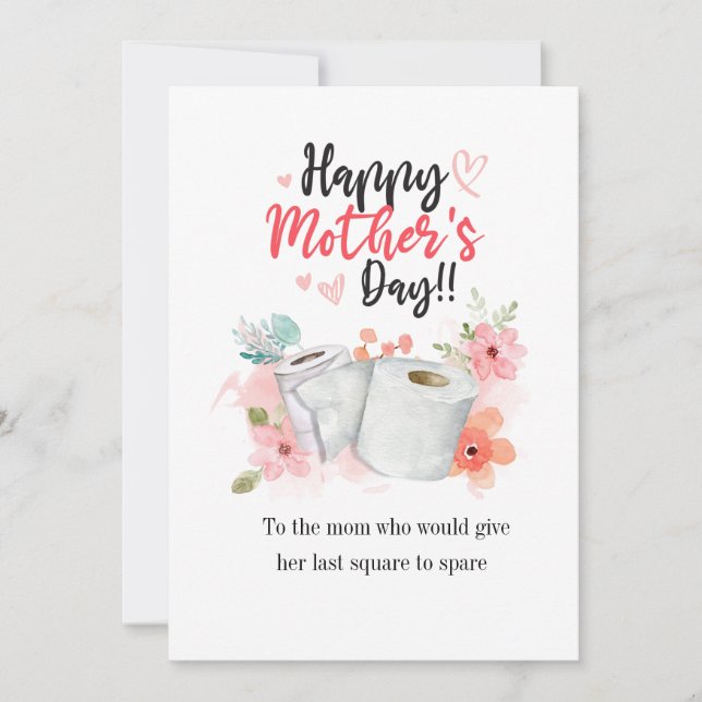 Mothers Day Pandemic Year Personalized Holiday Card (Front)