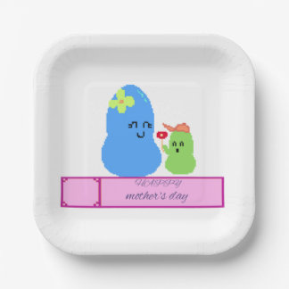 Mother's Day Paper Dishes Paper Plates