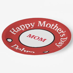 Mothers Day Paper Plates