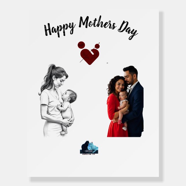 Mothers Day Party Foam Board (Front)