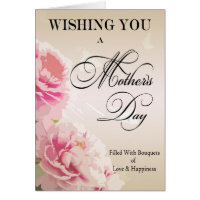 Mother's Day Peonies Mother's Day Card