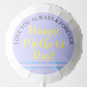 Mother's Day Periwinkle Balloon