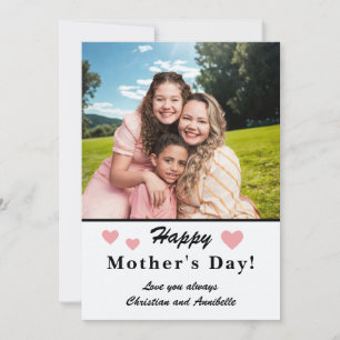 Mother's Day Personalized Downloadable Photo Holiday Card