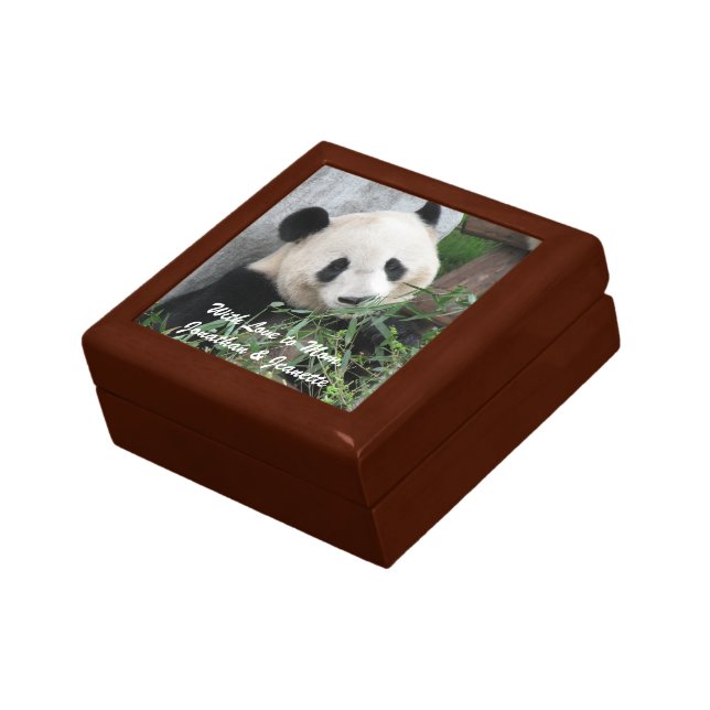 Mother's Day Personalized Name Cute Panda Gift Box (Side)