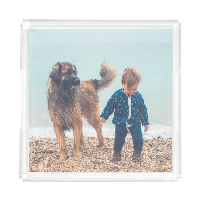 Mother's Day Personalized Photo Acrylic Tray (Front)