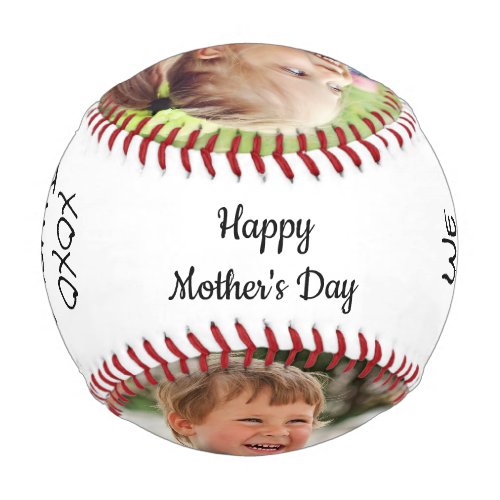 Mothers Day Personalized Photo Baseball