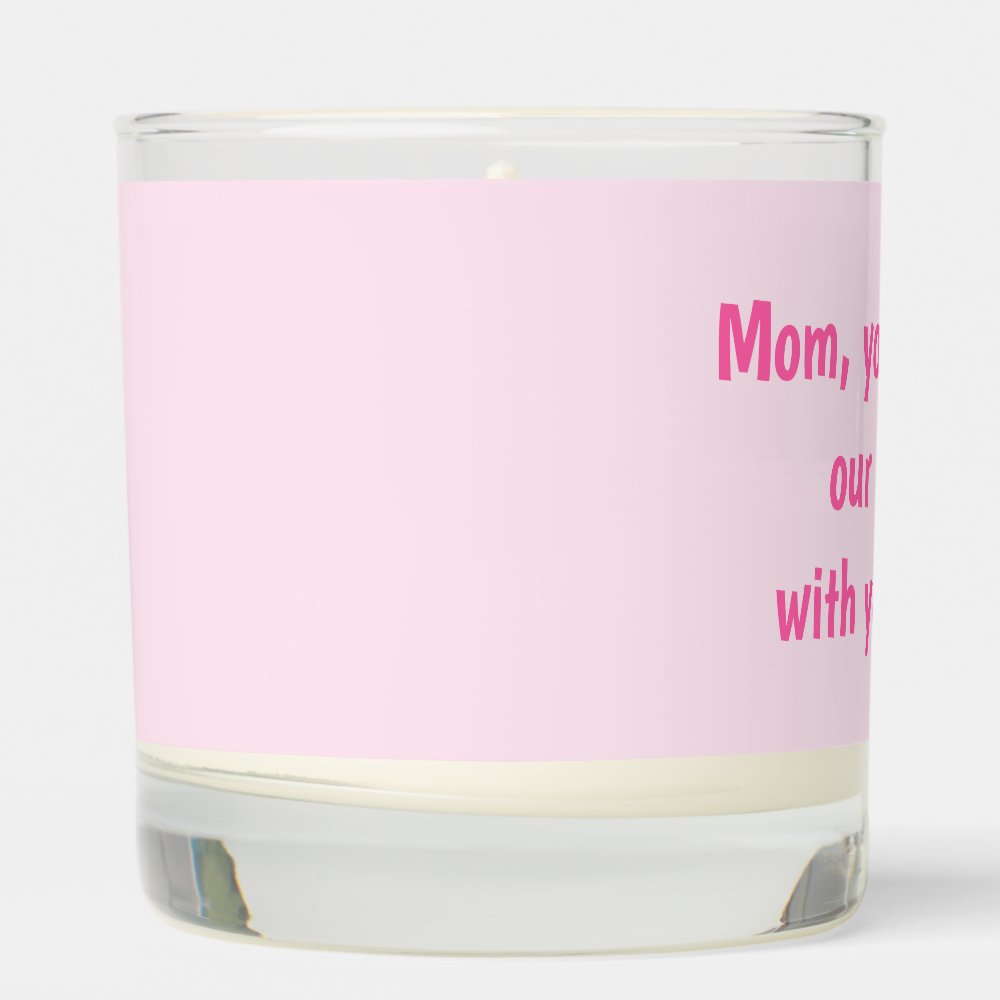 Discover Mother's Day Personalized Scented Candle