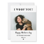 mother's day pet dog mom photo cute heart holiday card mother's day pet dog mom photo cute heart holiday card