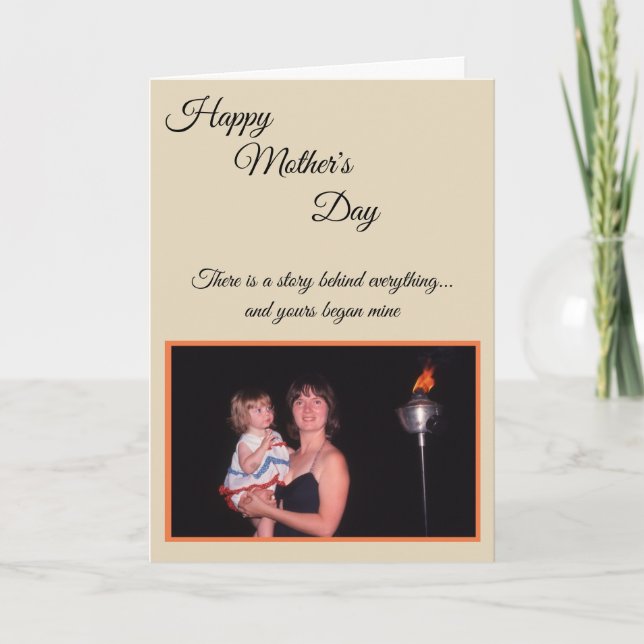 Mother's Day photo card (Front)