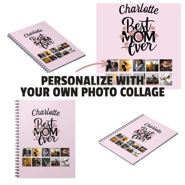 Mothers Day Photo Collage Best Mom Ever Keepsake Notebook (Mothers Day Photo Collage Best Mom Ever Keepsake Notebook)