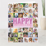 Mother's Day Photo Collage Big Personalized Card