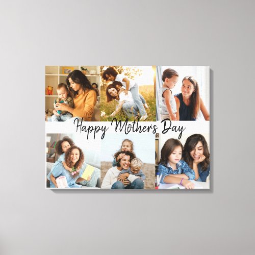 Mothers Day Photo Collage Canvas Prints