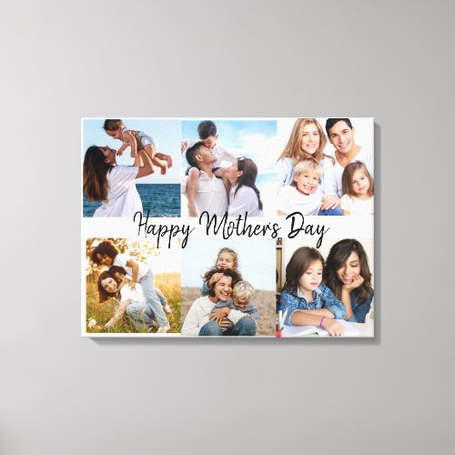 Mothers Day Photo Collage Canvas Prints