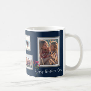 MOTHER'S DAY PHOTO COLLAGE FAMILY PERSONALIZE COFFEE MUG