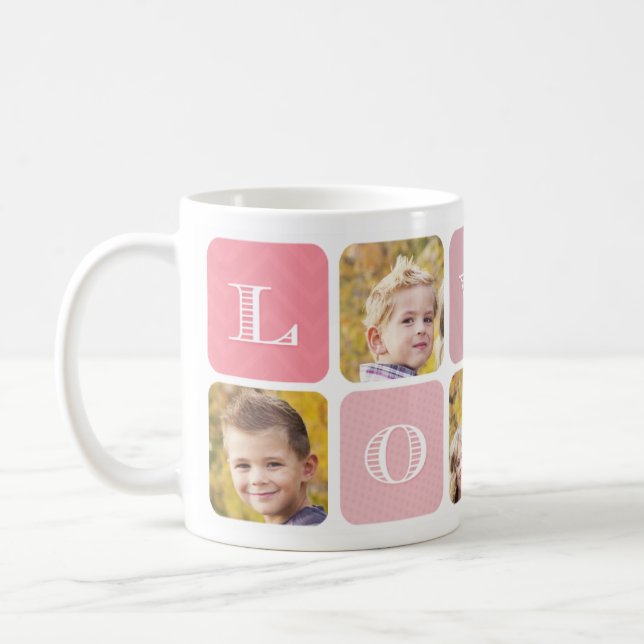 Mother's Day Photo Collage Mug (Left)