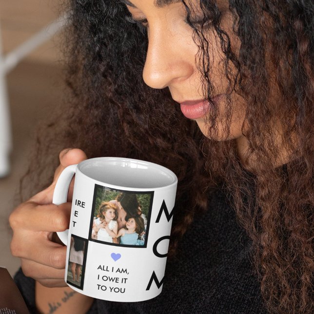 Mothers Day Photo Collage With Best Mom Quotes Coffee Mug (Creator Uploaded)