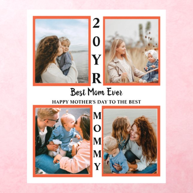 Mother's day photo display collage for mom wall decal  (Insitu 3)
