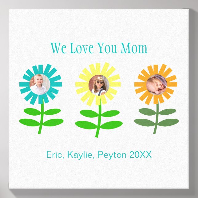 Mother's Day Photo Garden Canvas Photo Tile (Front Set)