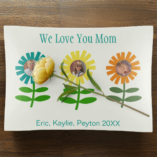 Mother's Day Photo Garden Trinket Tray