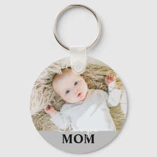 Mother's Day Photo I love you Mum Key Ring