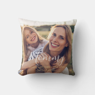Mothers Day Photo Keepsake Throw Pillow