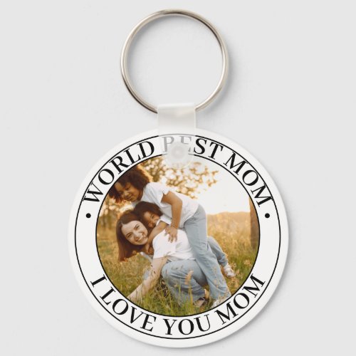 Mothers Day Photo Keychain