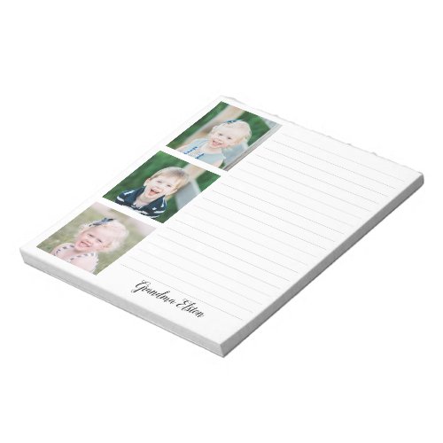 Mothers Day Photo Notepad Gift Grandma Notes