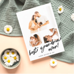Mother's Day Photo Personalize Grandma Card