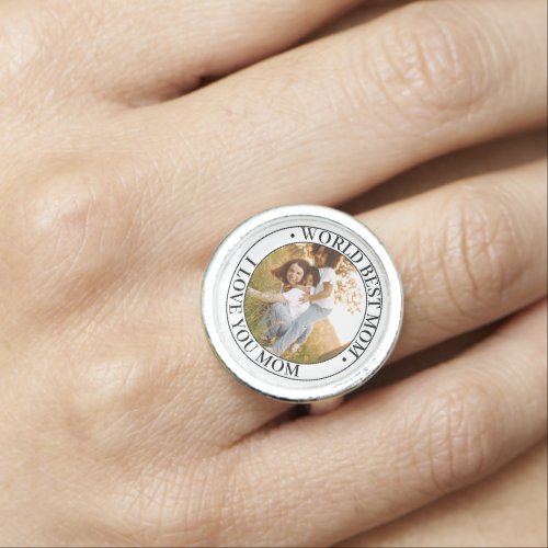 Mothers Day Photo Ring