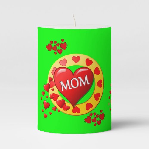 Mothers Day Pilar Candle