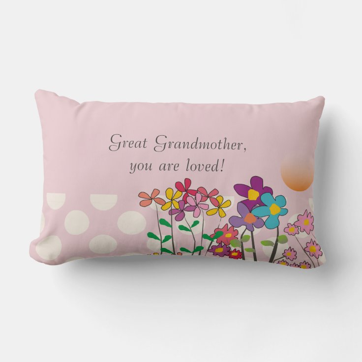 Mother's Day Pillow for Great Grandmother Zazzle