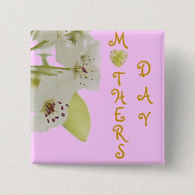 MOTHERS DAY PINBACK BUTTON (Front)