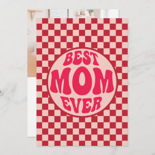 Mother's Day Pink checkerboard Aesthetic