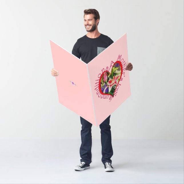 Mother's Day Pink Floral Love Unconditional Card (In Situ)